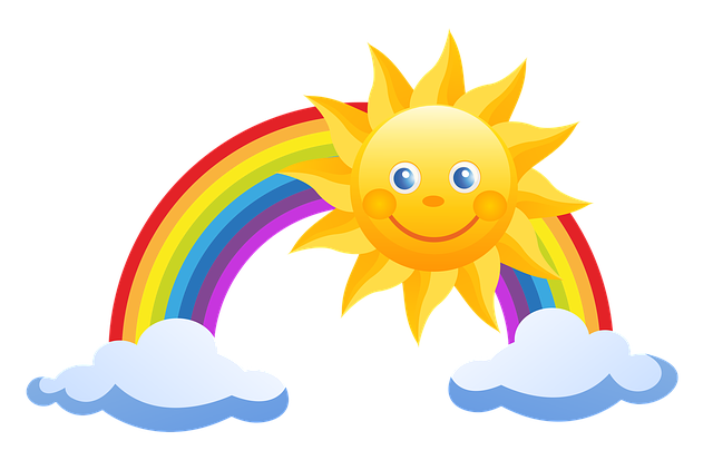 Sommer, Sonnen, Regenbogen