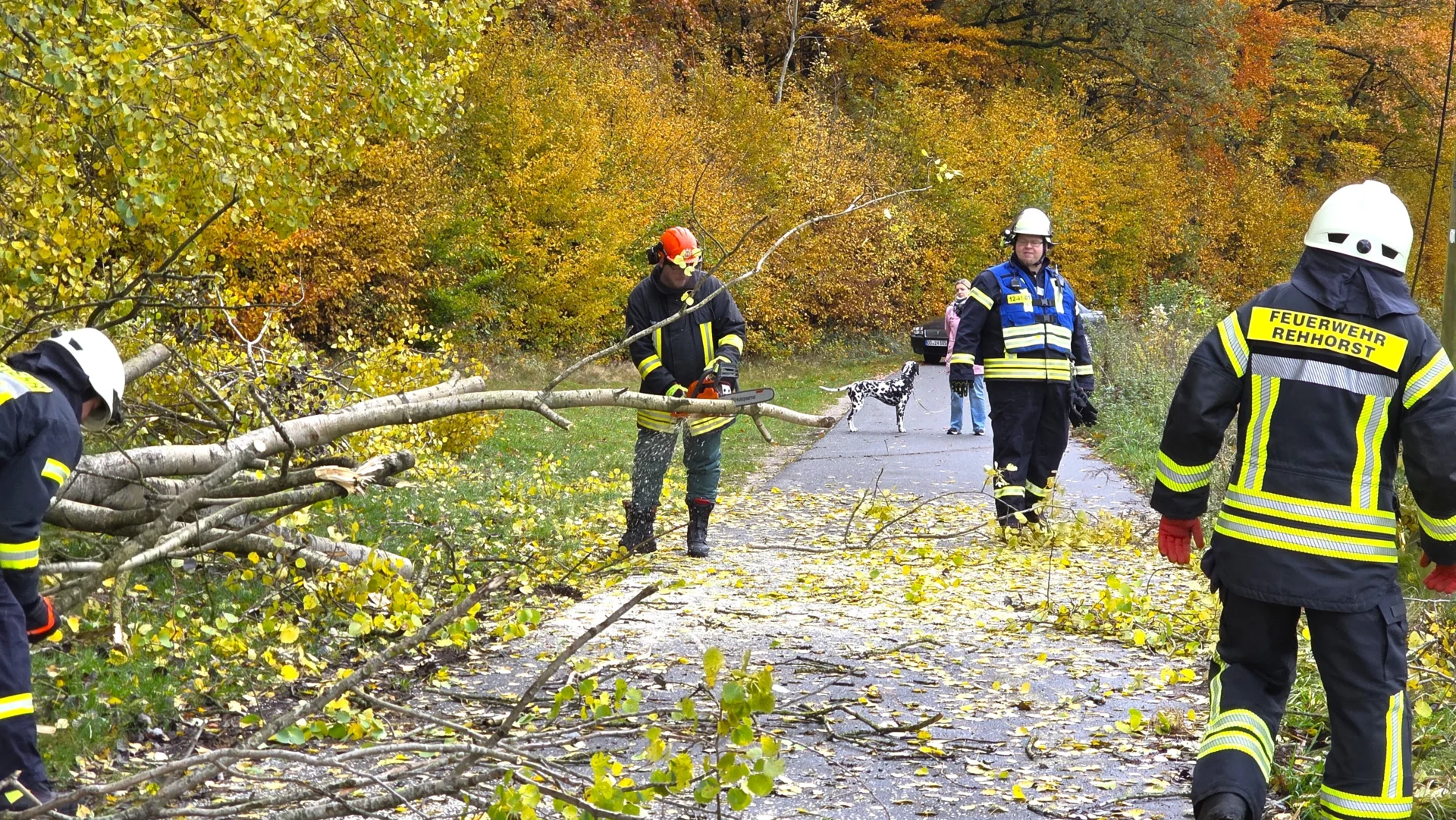Teicher Weg geräumt