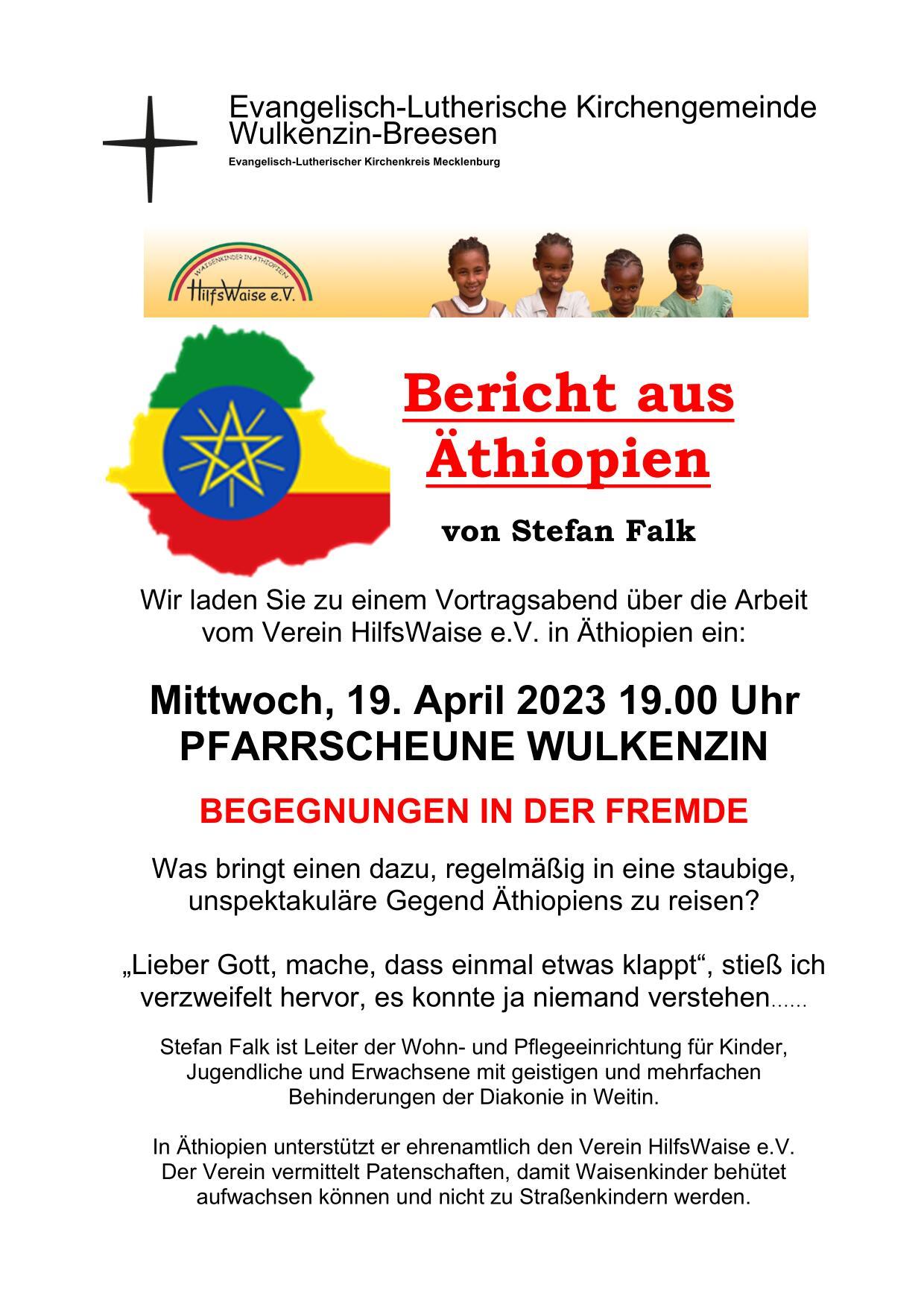 Vortrag über Äthiopien