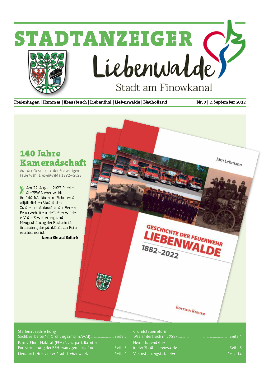 Liebenwalder Stadtanzeiger 03/2022