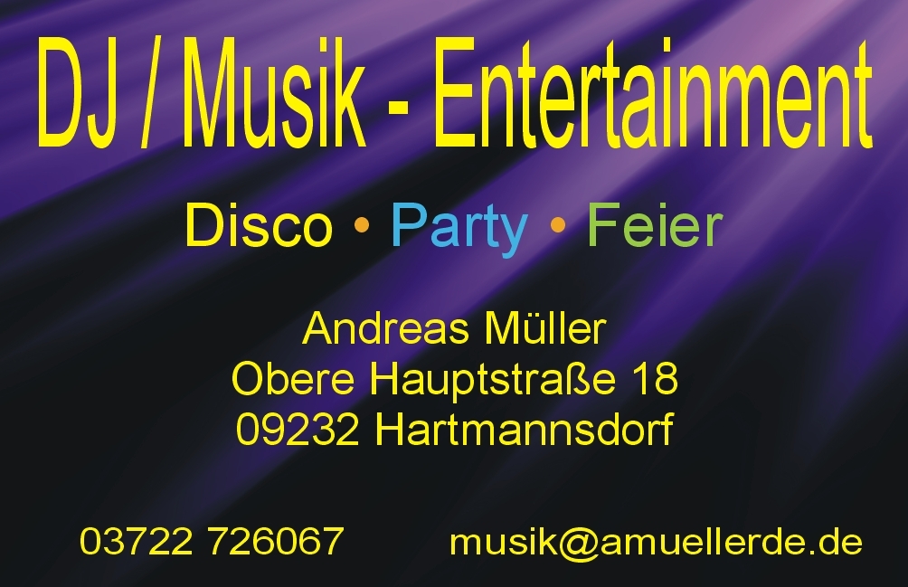 DJ/Musik-Entertainment Andreas Müller