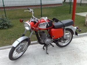 Melder-Krad vom Typ MZ TS 150 2