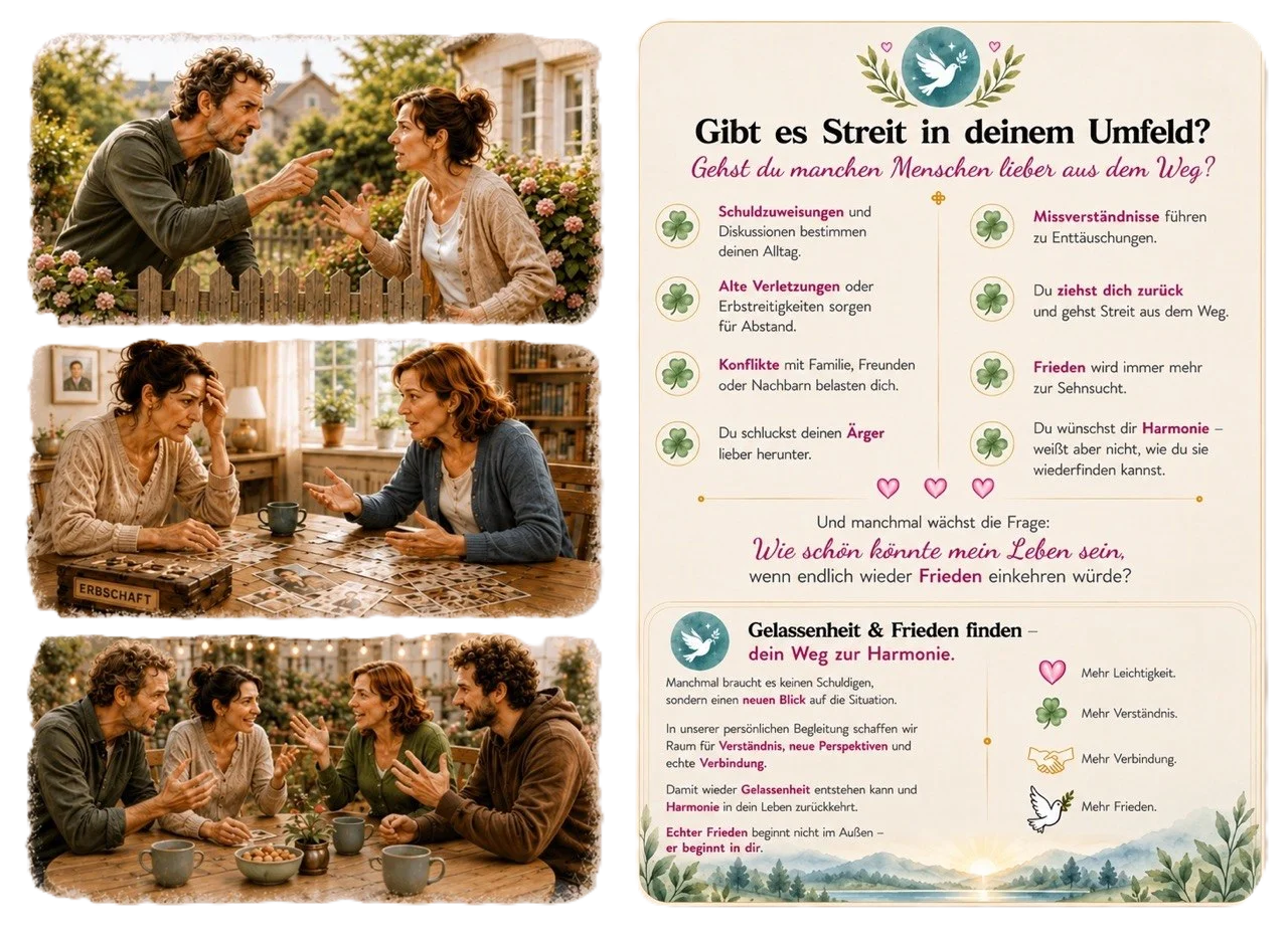 Gelassenheit und inneren Frieden finden – Konflikte verstehen und anders damit umgehen