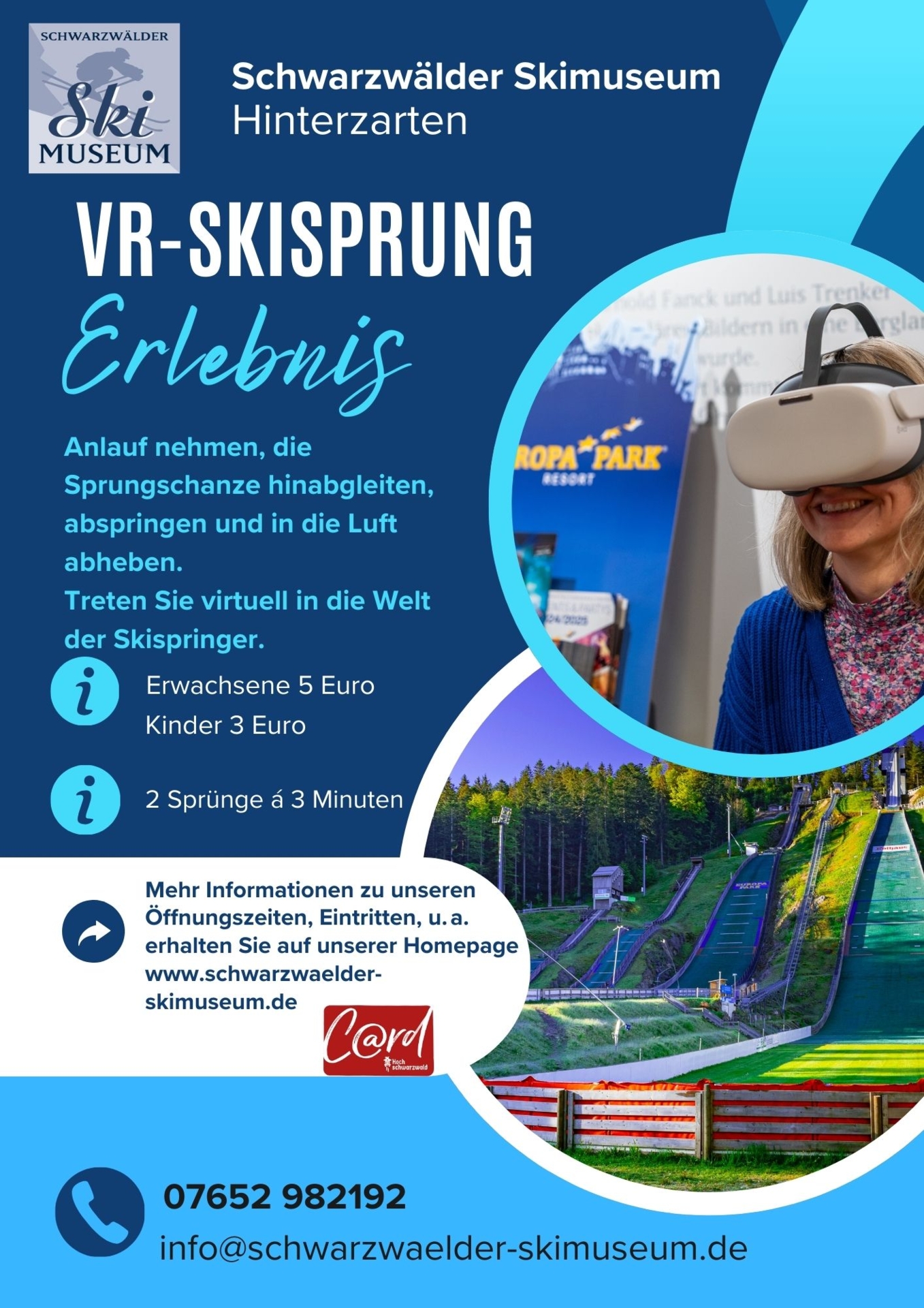 VR-Skisprung Erlebnis