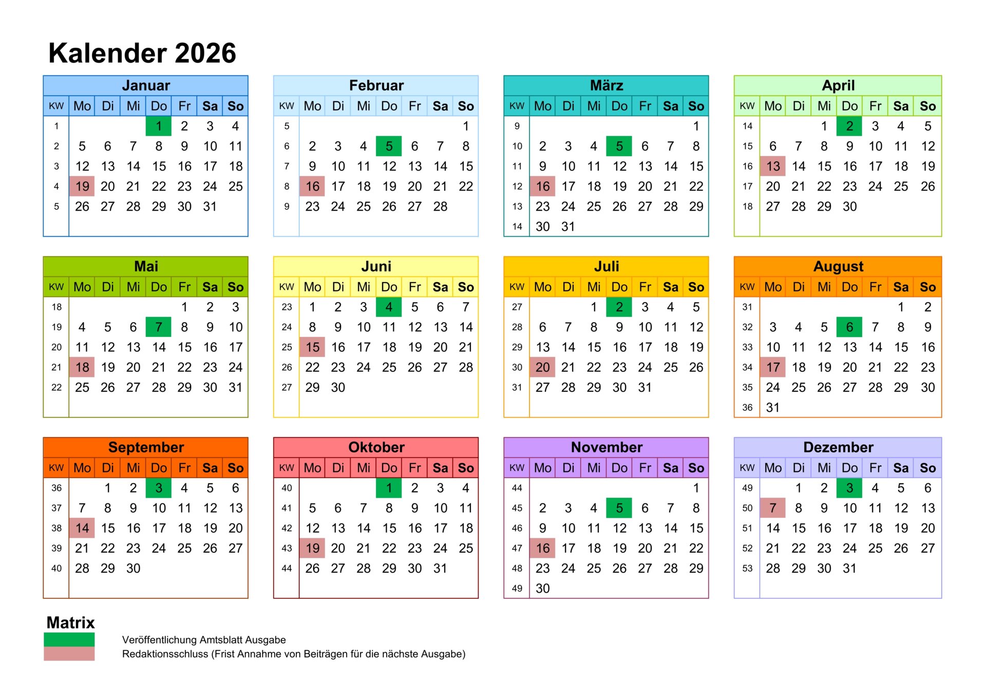 Terminplanung Amtsblatt 2026 VERÖFFLICHUNG EXTERN