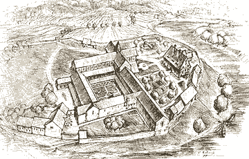 Zeichnung Klosteranlage