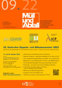 Müll und Abfall 09/22 - Cover