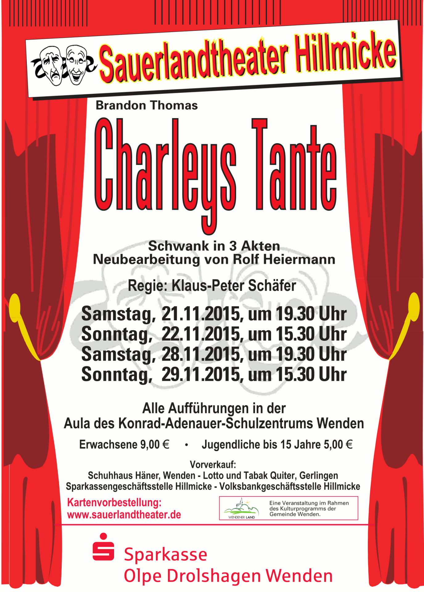 Charleys Tante - Plakat 2015