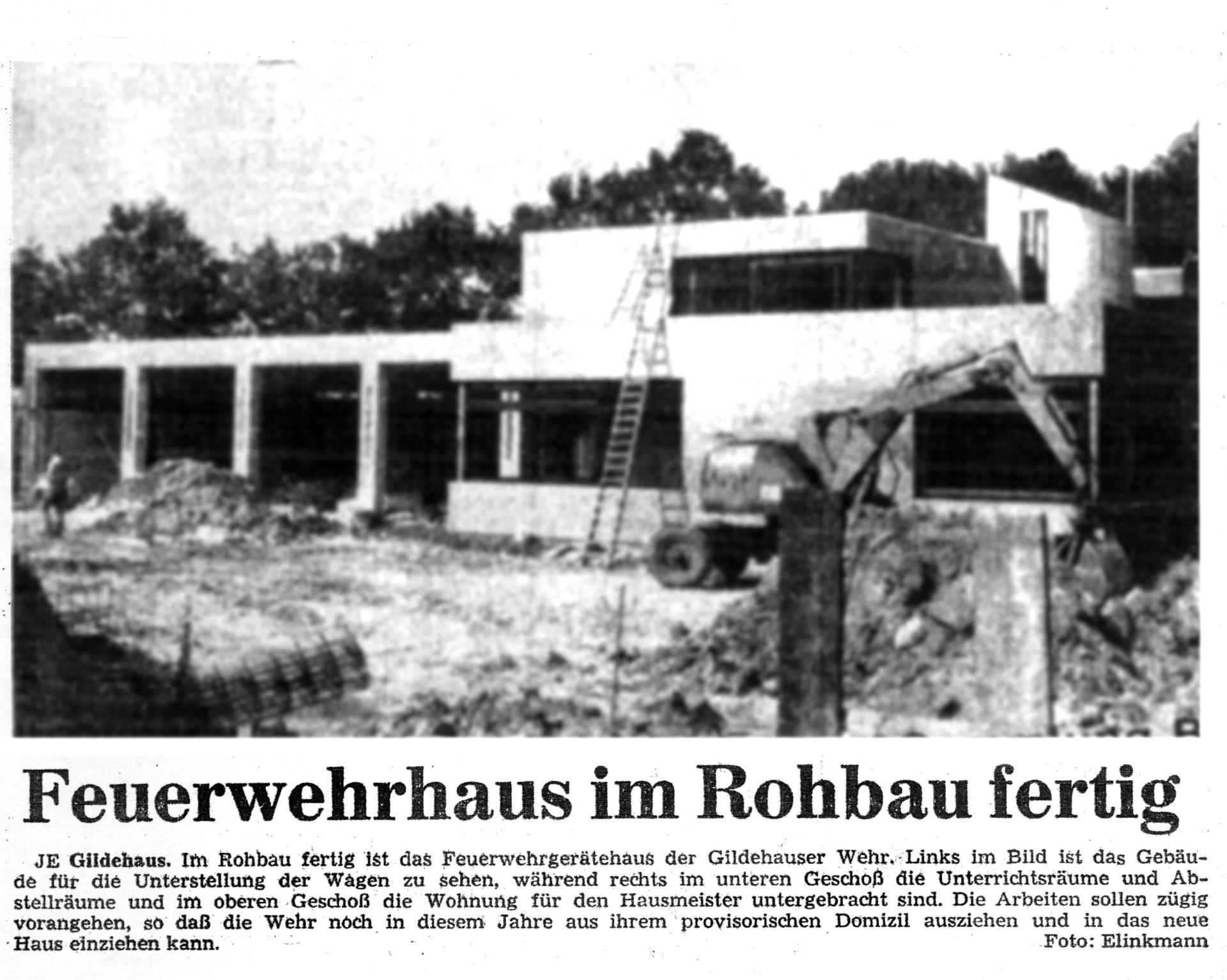 Feuerwehrhaus 1972