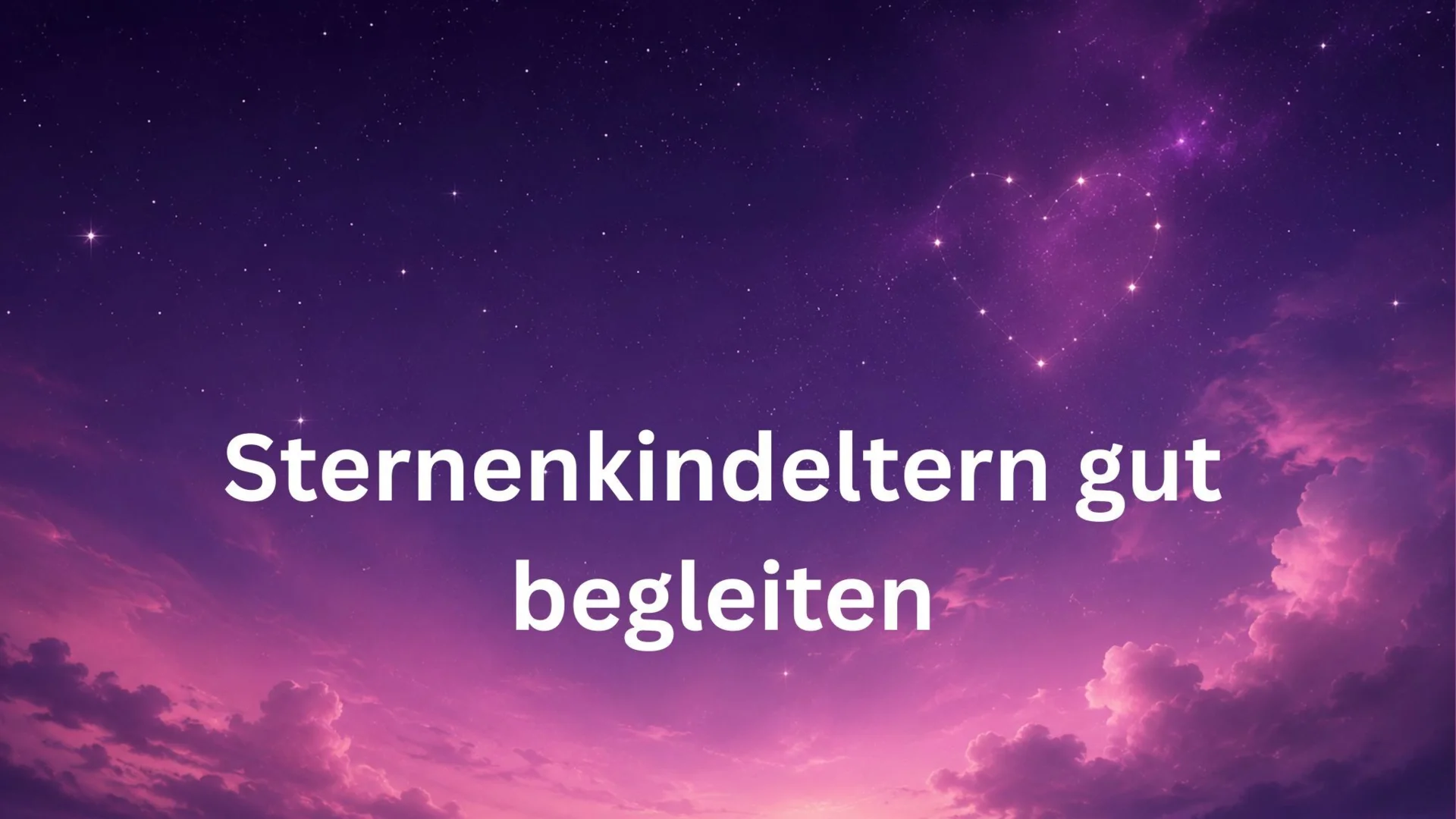 Sternenhimmel für Sternenkindeltern