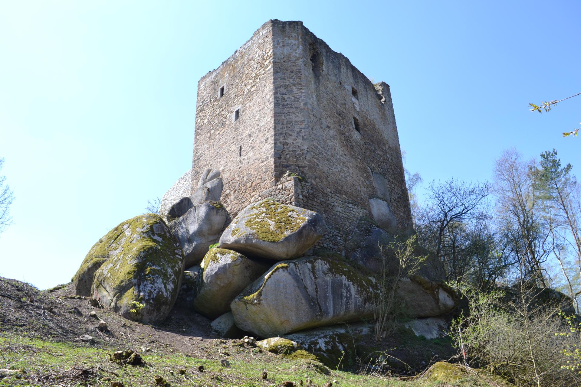 Burg Lobenstein im Frühling