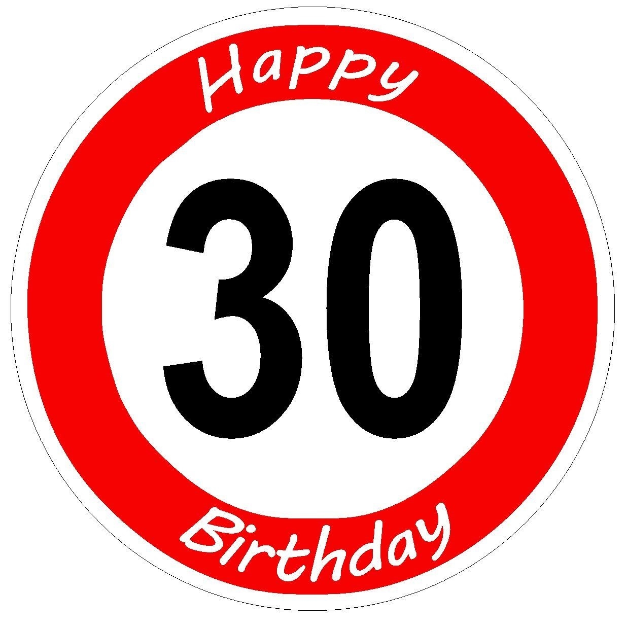 30er Schild Geburtstag 2