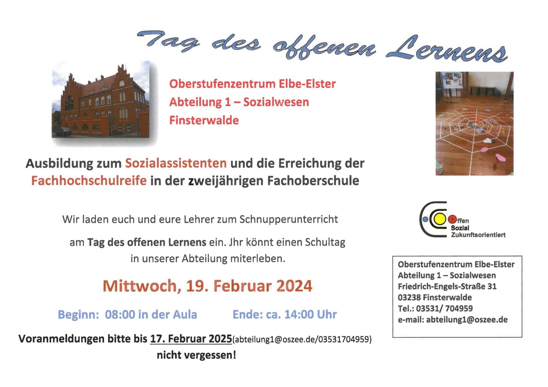 OSZ Fiwa Tag des offenen Lernens