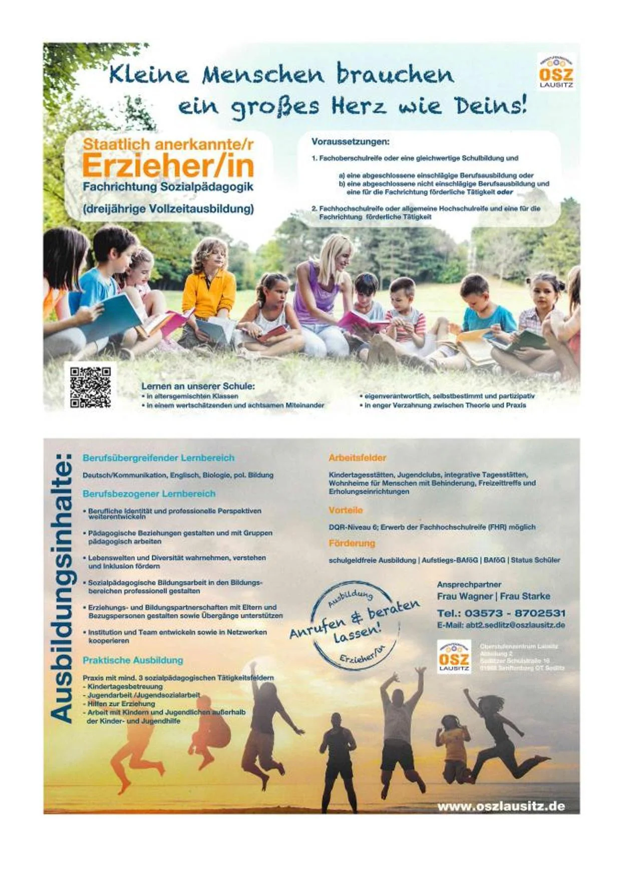 Staatl. anerkannte ErzieherIn