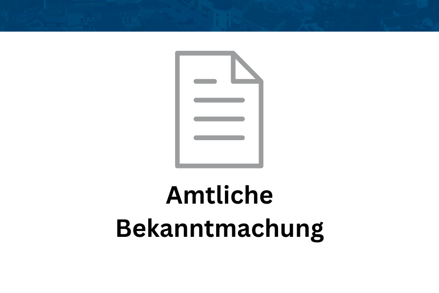 Amtliche Bekanntmachung Icon