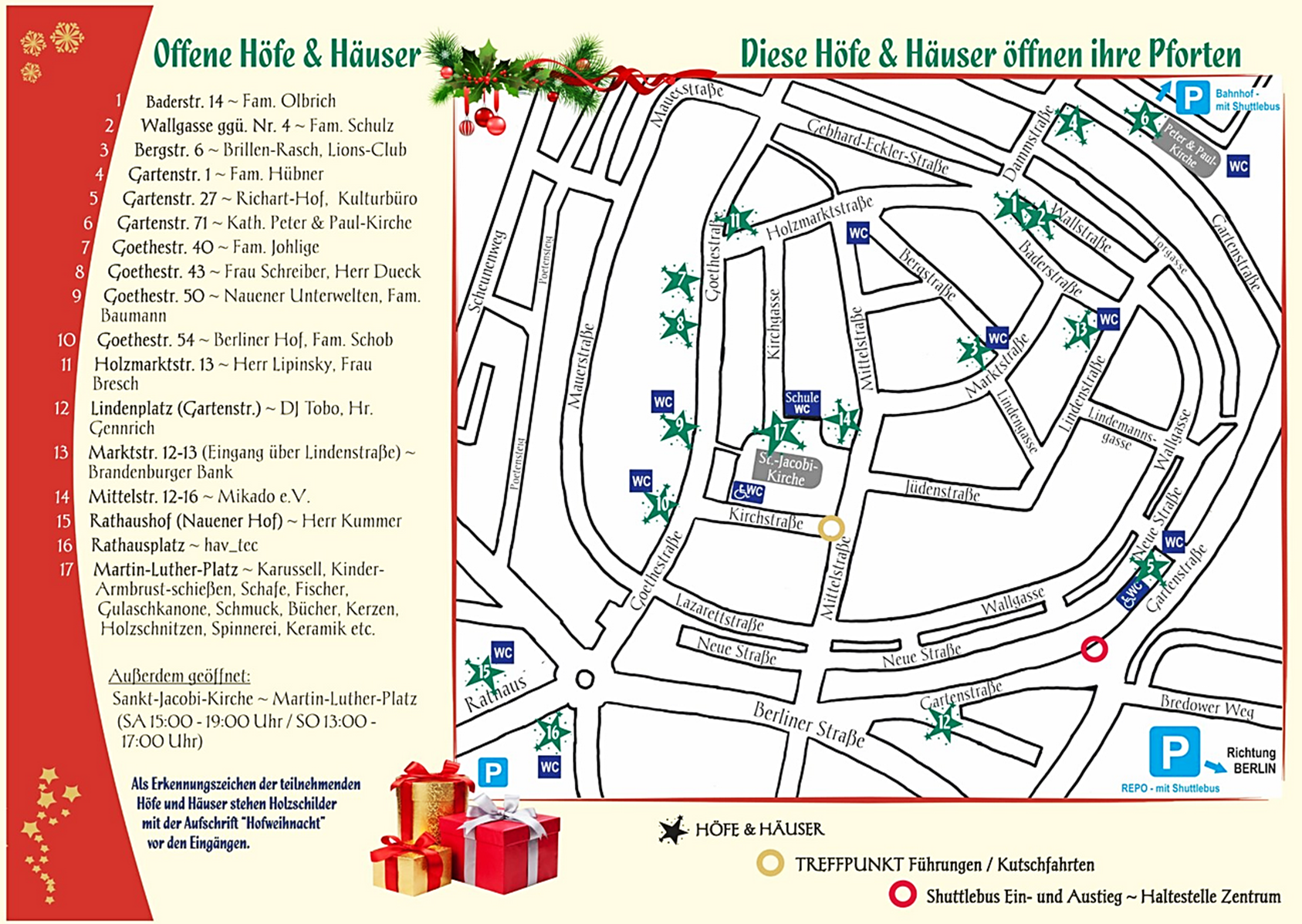 Nauener Höfe-Weihnacht 10. & 11. Dezember 2022