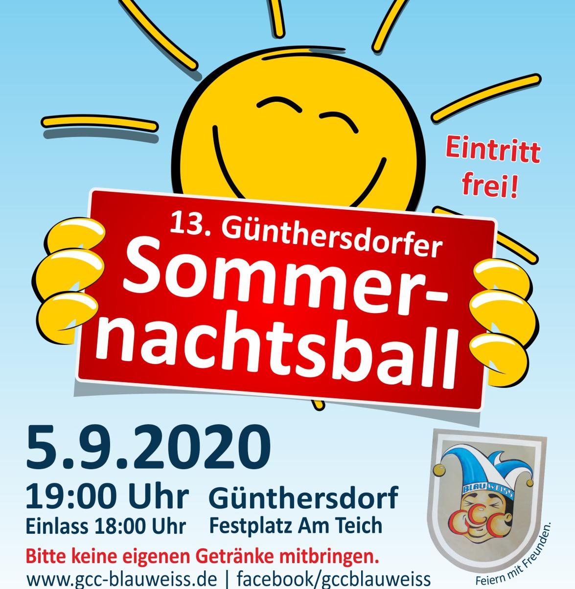 Günthersdorfer Sommernachtsball 2020 Günthersdorfer Sommernachtsball 2020