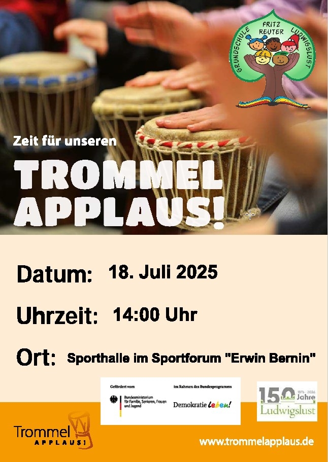 Plakat Trommelapplaus
