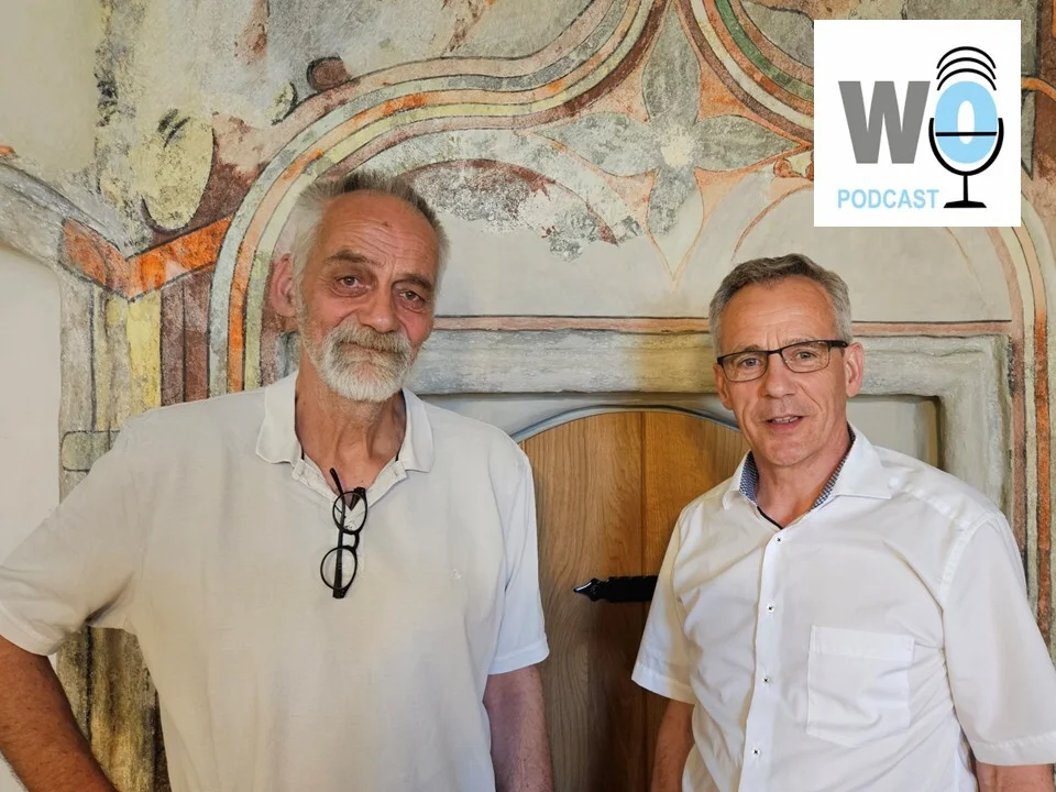 Ralf Irmscher und Gerald Lehmann, Bürgermeister von Münchehofe und Luckau. Foto: Dörthe Ziemer