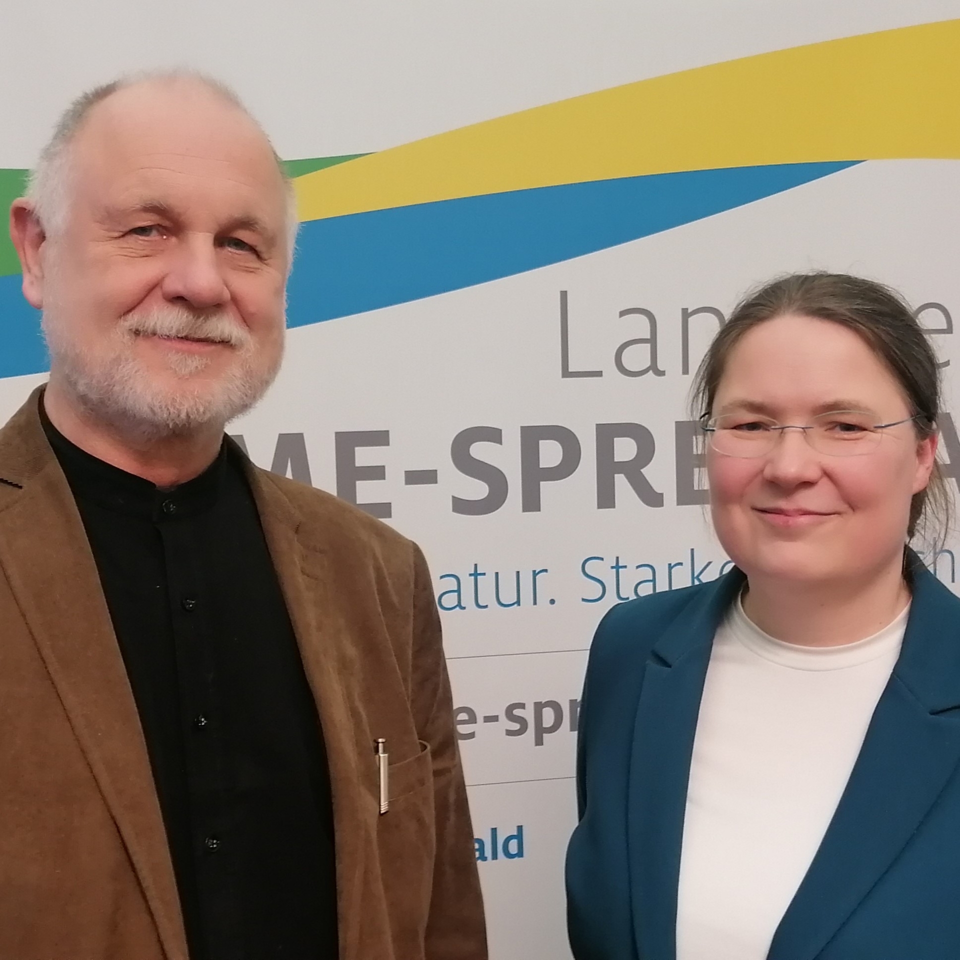 Lothar Treder-Schmidt und Andrea Lübcke. Foto: Dörthe Ziemer
