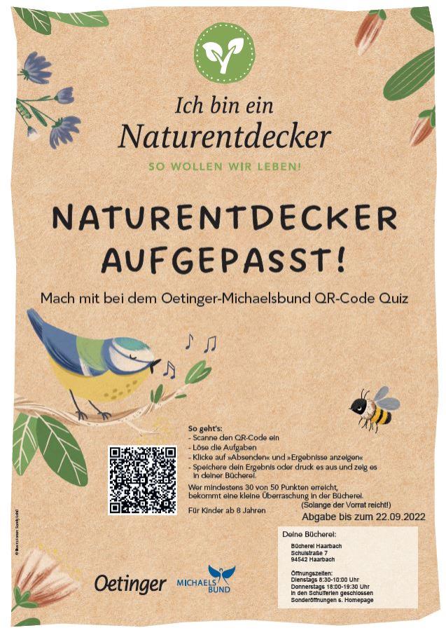 Oetinger-Michaelsbund QR-Code Naturrätsel