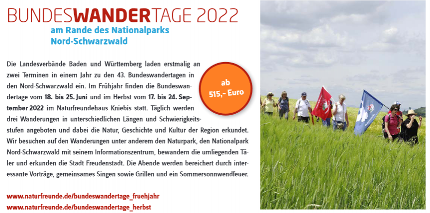 Bundeswandertage 2022