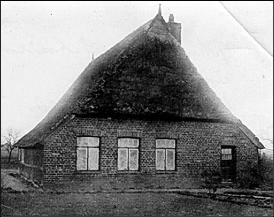 Öl-altes Katengebäude