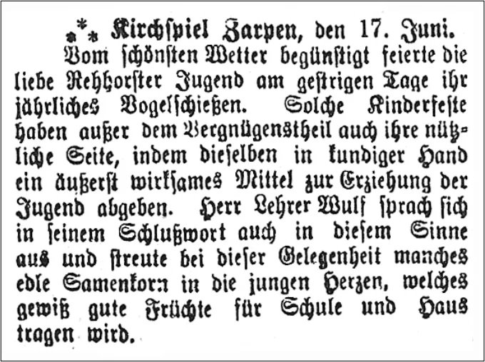 Auszug aus dem Landboten