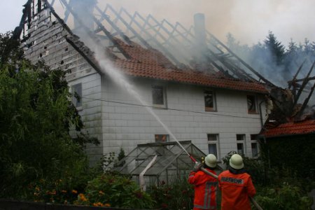 Scheunenbrand in Schevelstein