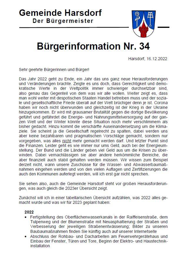 Bürgerinformation 34