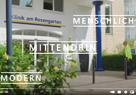 Abbildung: Vorschau Youtube-Film "Arbeiten in der Klinik am Rosengarten" starten (externer Link)