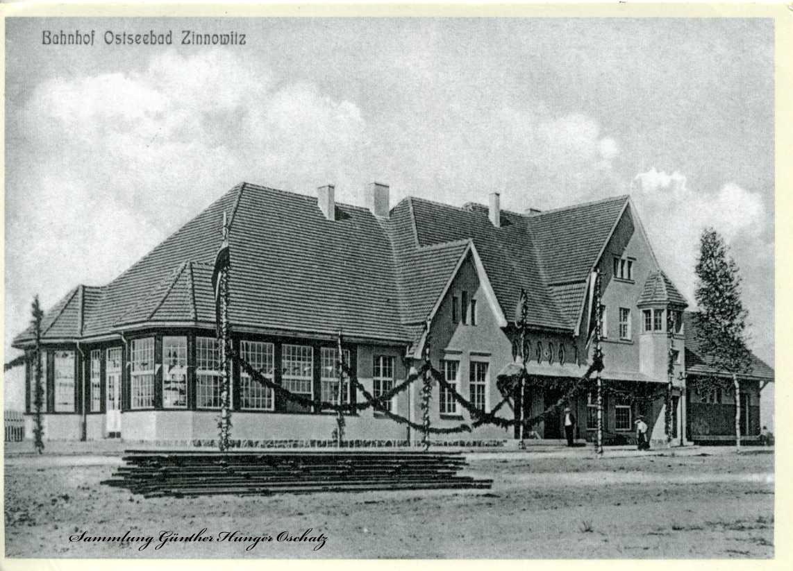 Bahnhof Ostseebad Zinnowitz 1911
