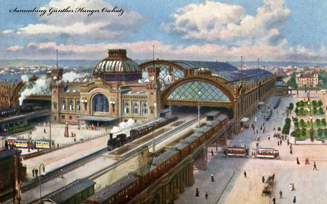 Der Hauptbahnhof Dresden
