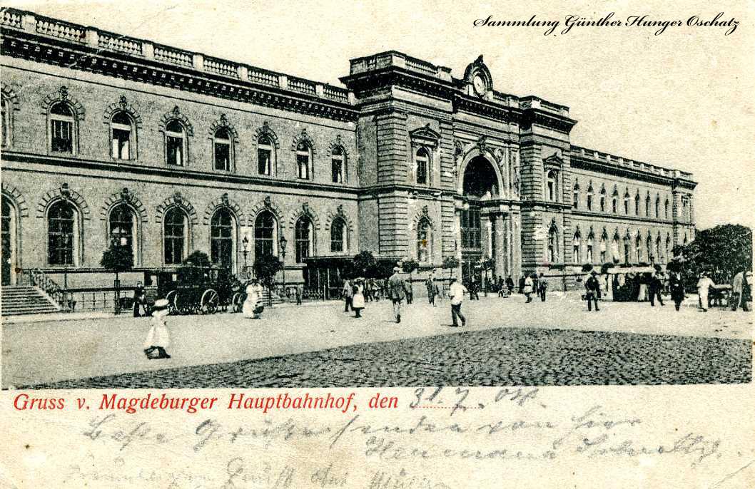 Gruss v. Magdeburger Hauptbahnhof