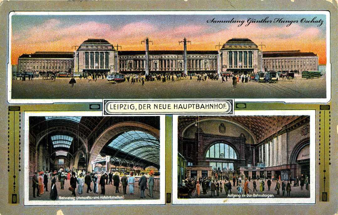 Leipzig der neue Hauptbahnhof