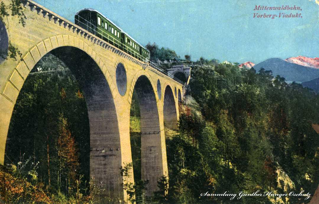 Mittenwaldbahn Vorberg-Viadukt