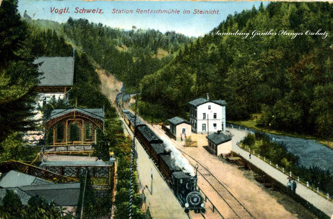Vogtl.Schweiz Station Rentzschmühle  im Steinicht