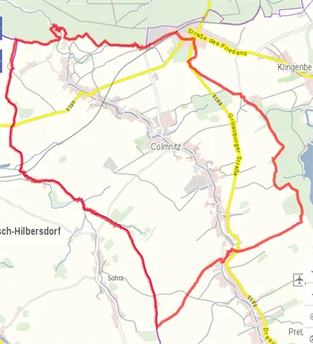 Kartenauszug-Colmnitz