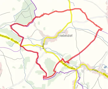 Kartenauszug-Friedersdorf