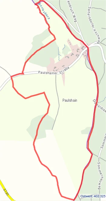 Kartenauszug-Paulshain