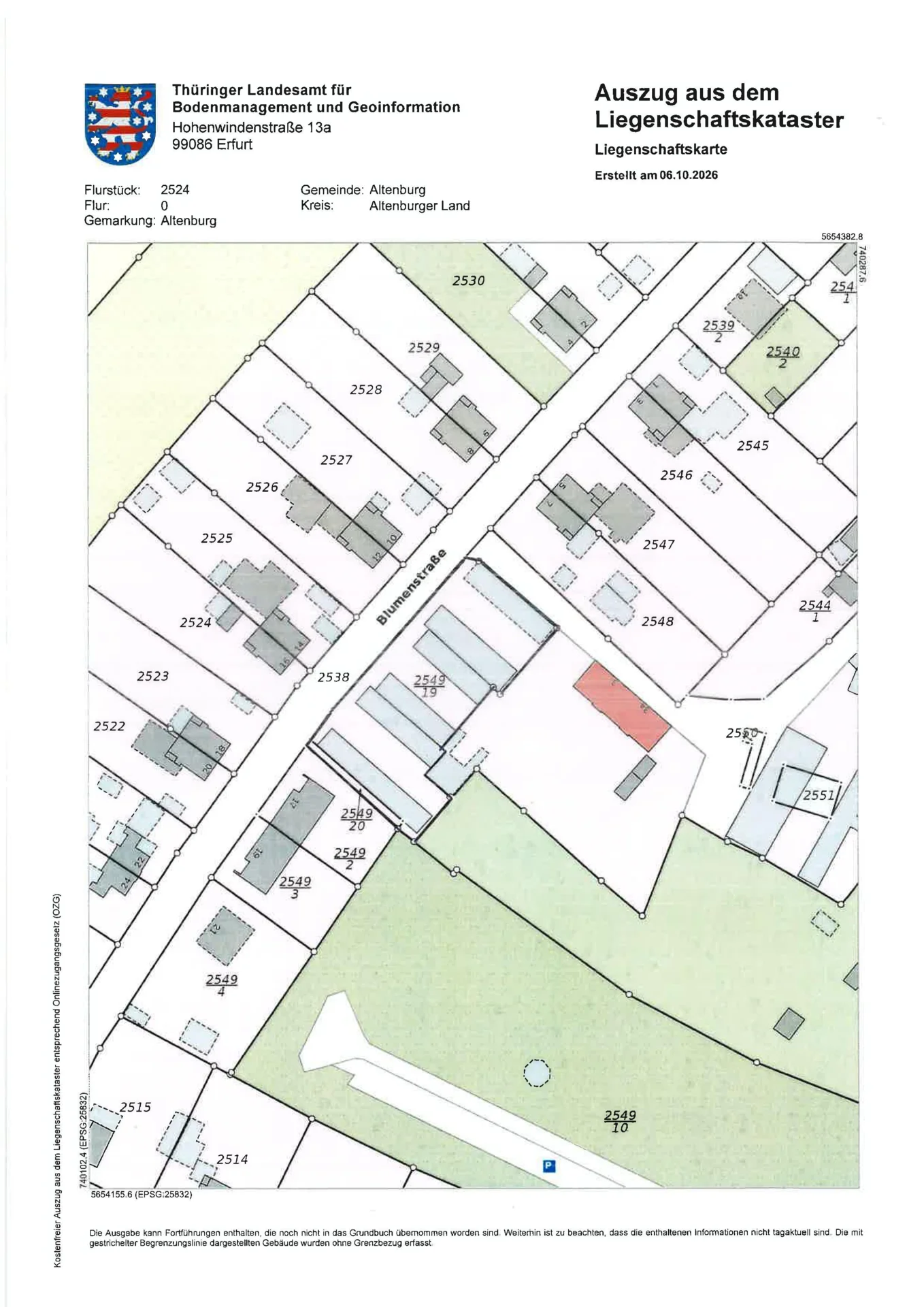 Lageplan