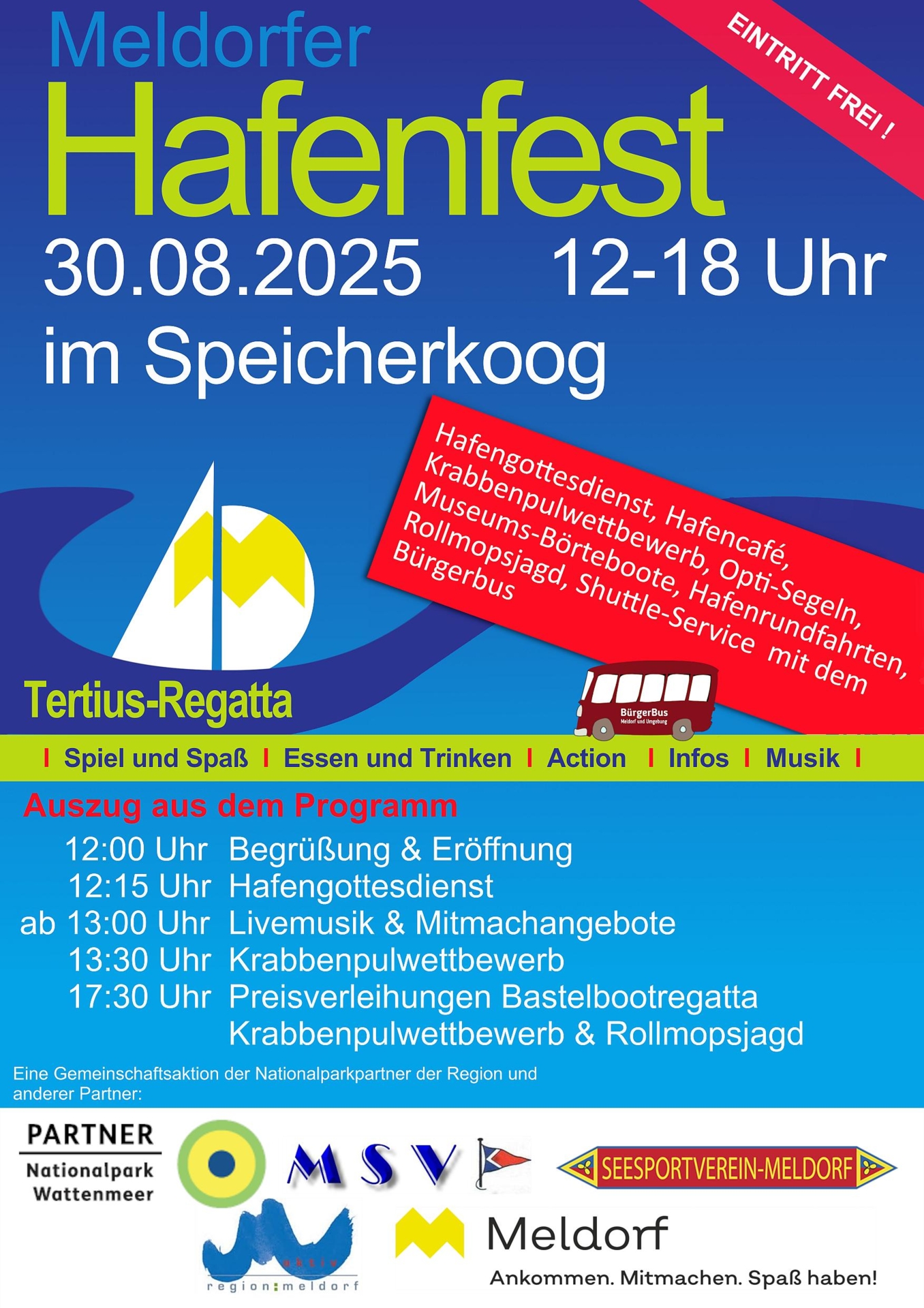 Meldorf Hafenfest 2025 Krabbenfischen