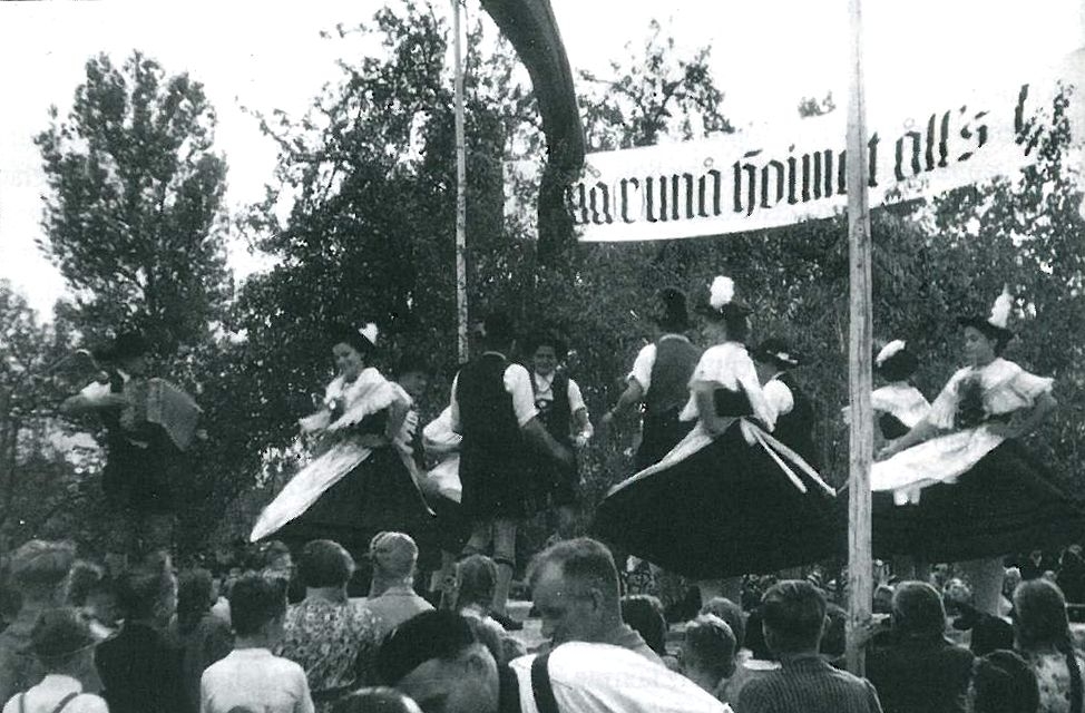 Erstes Vinzenzifest 1952 - Tänzer