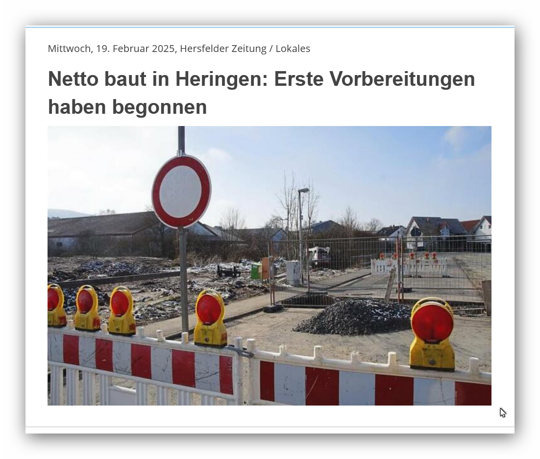 Neubau Netto Markt