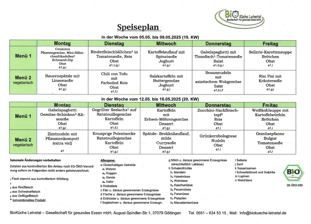 Essensplan