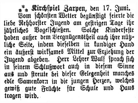 Vogelschießen 1888
