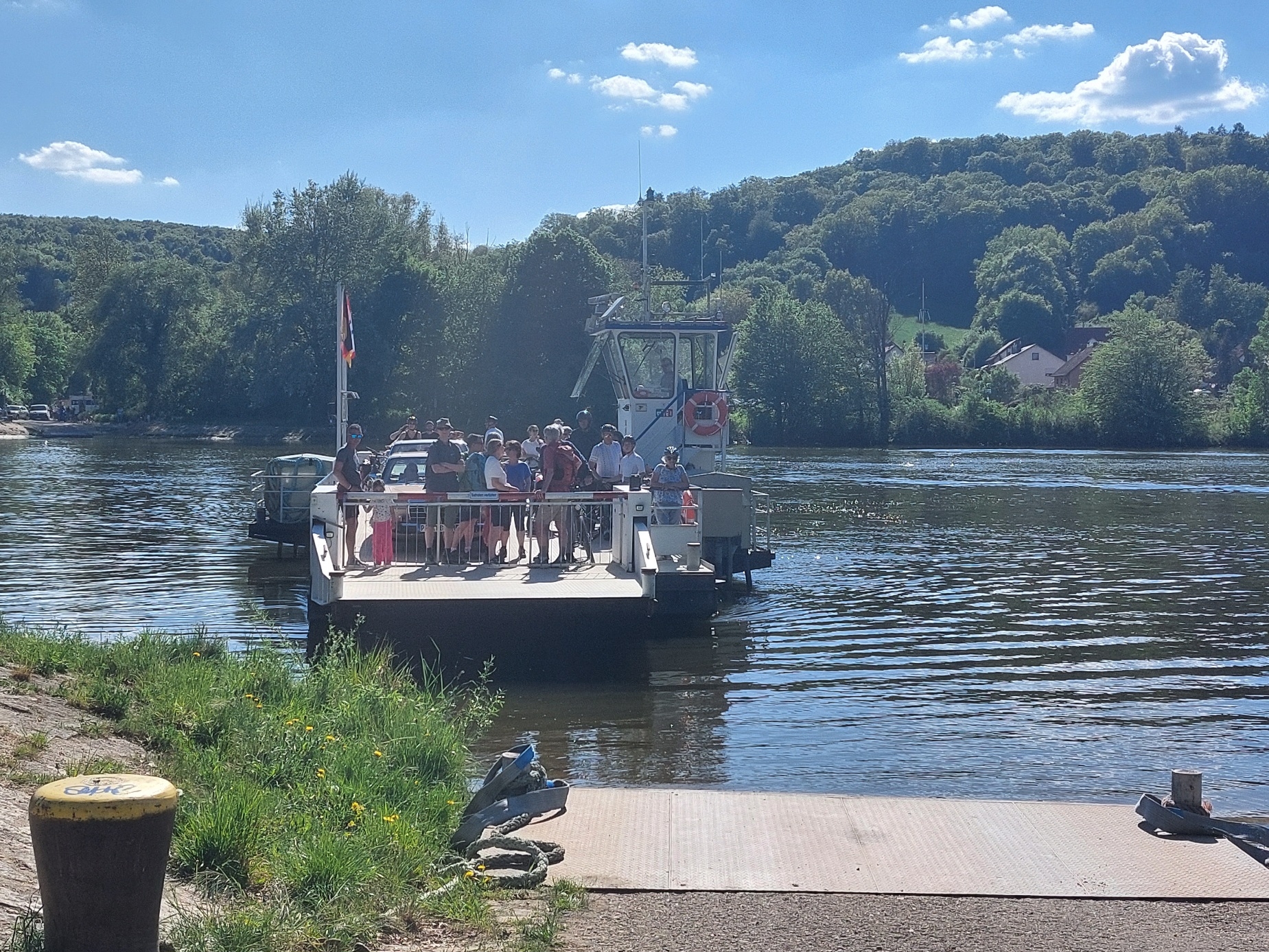 der Rest kommt mit der zweiten Fuhre
