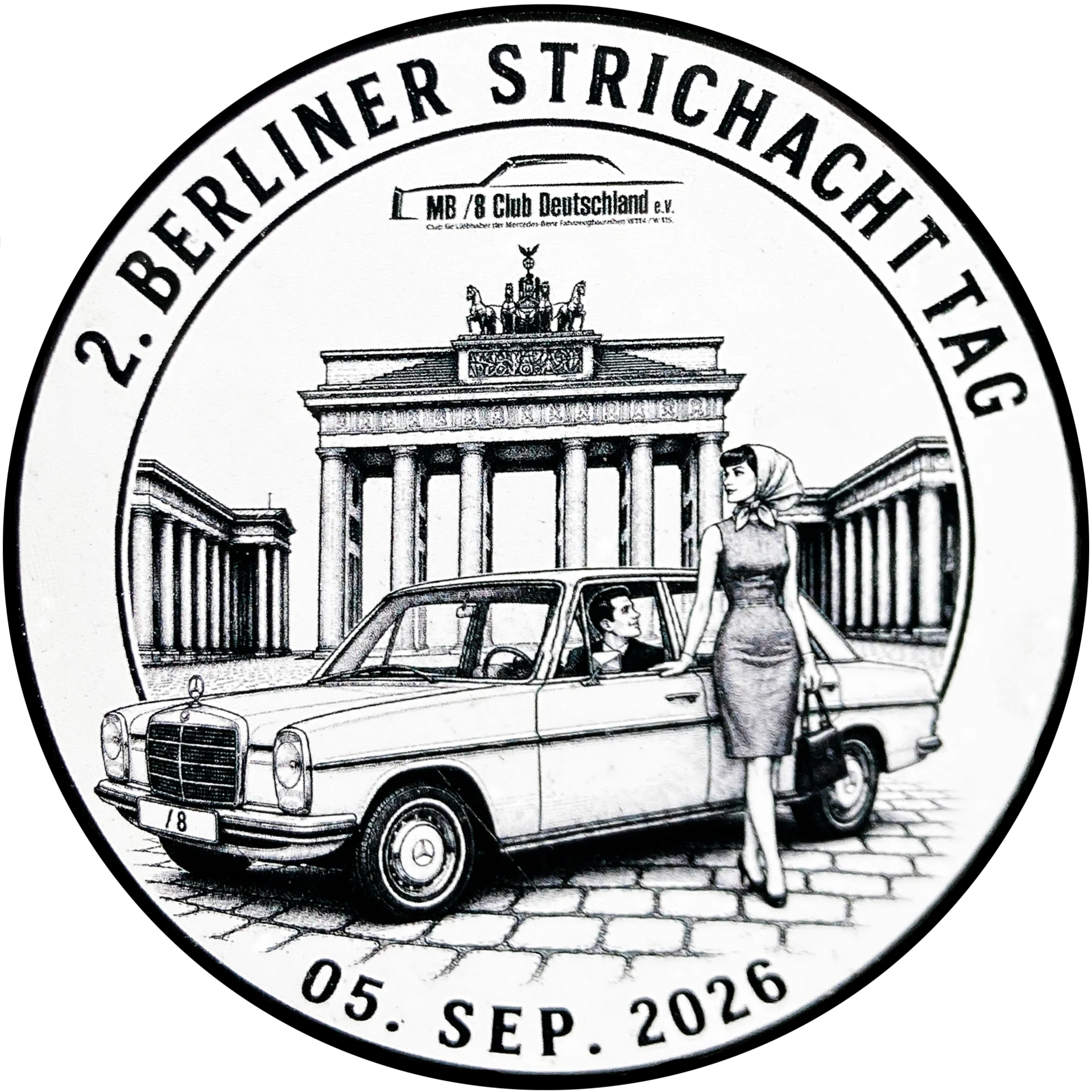 Strichachttag Sticker 2026