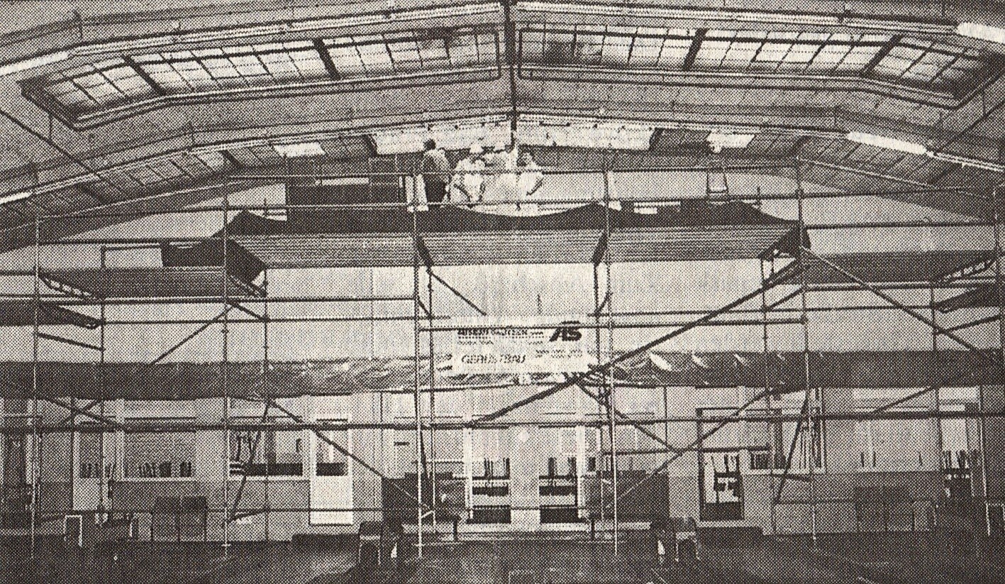 Umbau der Kegelhalle 1996