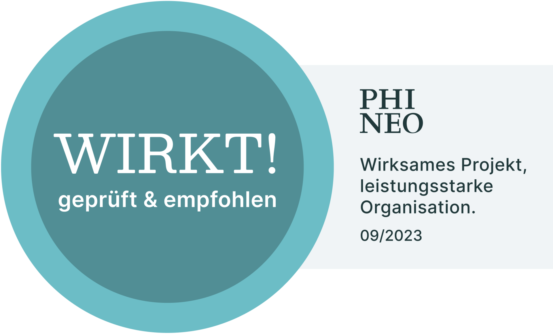 Logo des Phineo Wirkt! Siegels